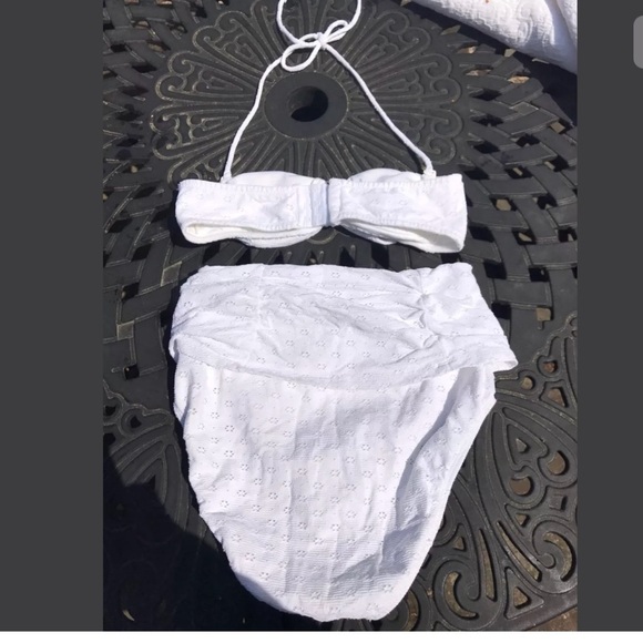 NEW**SHOSHANNA**White high waist Bikini Set**B Cup - Picture 6 of 6